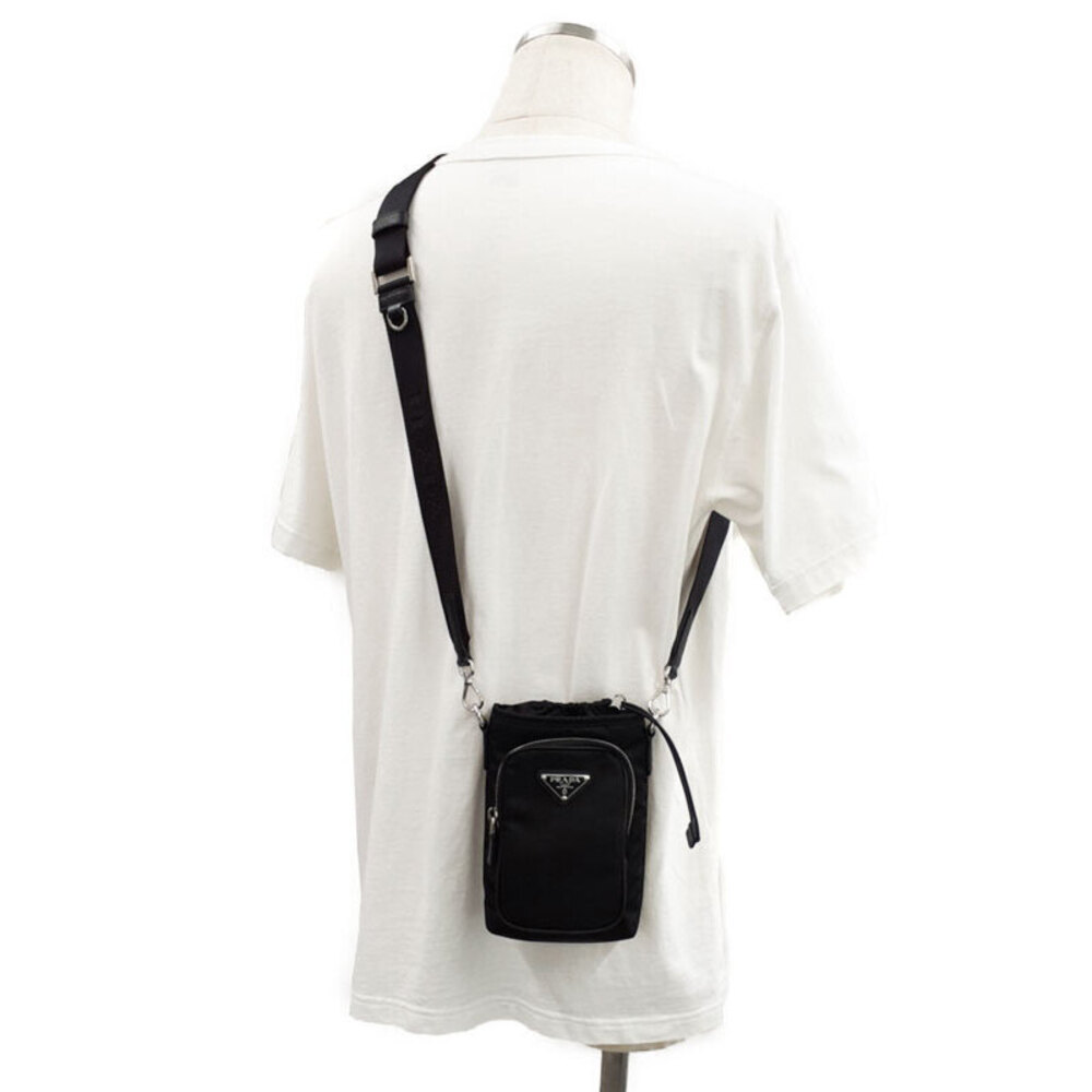 Prada Shoulder Crossbody Smartphone Bag Black Re Bag - Picture 9 of 9